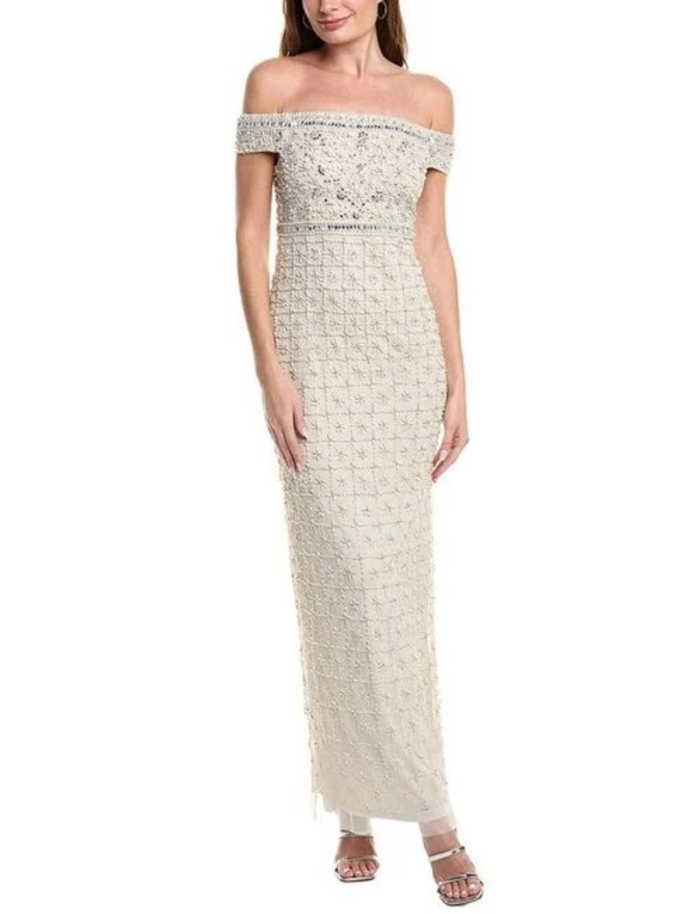 Embellished White wedding reception dress